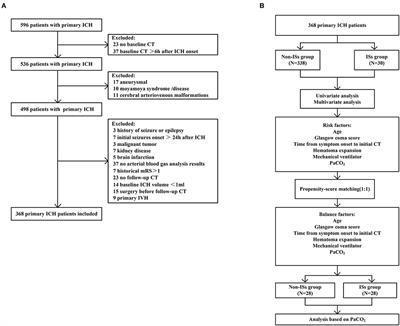 Association Between Partial Pressure of Carbon Dioxide and Immediate Seizures in Patients With Primary Intracerebral Hemorrhage: A Propensity-Matched Analysis